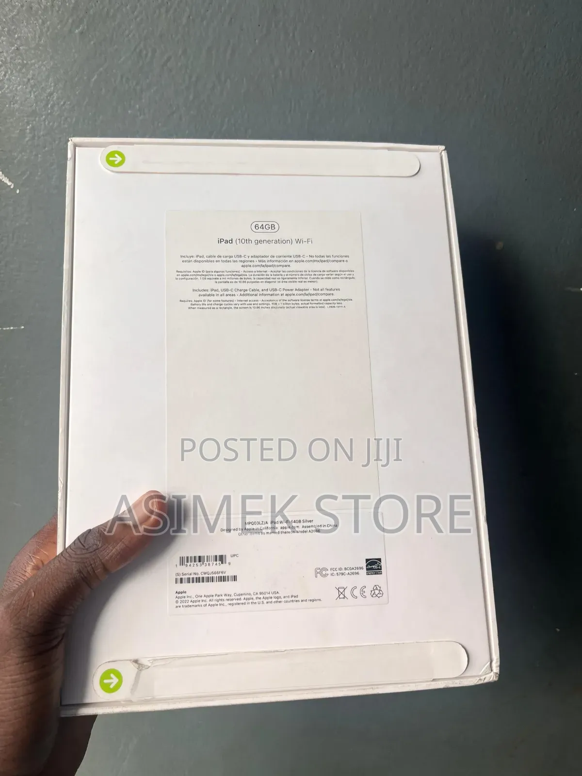 New Apple iPad (2022) 64 GB Pink