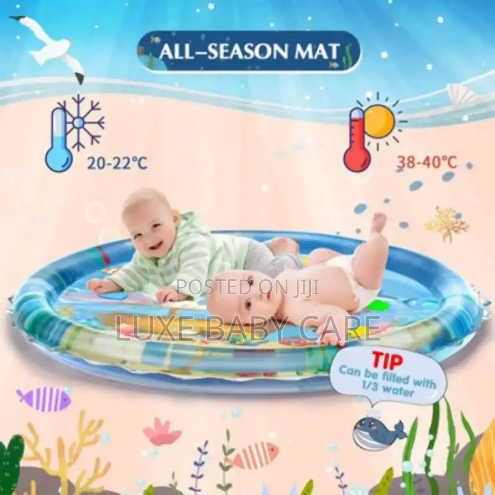 Water Play Mat, Infant Baby Water Mat Toys