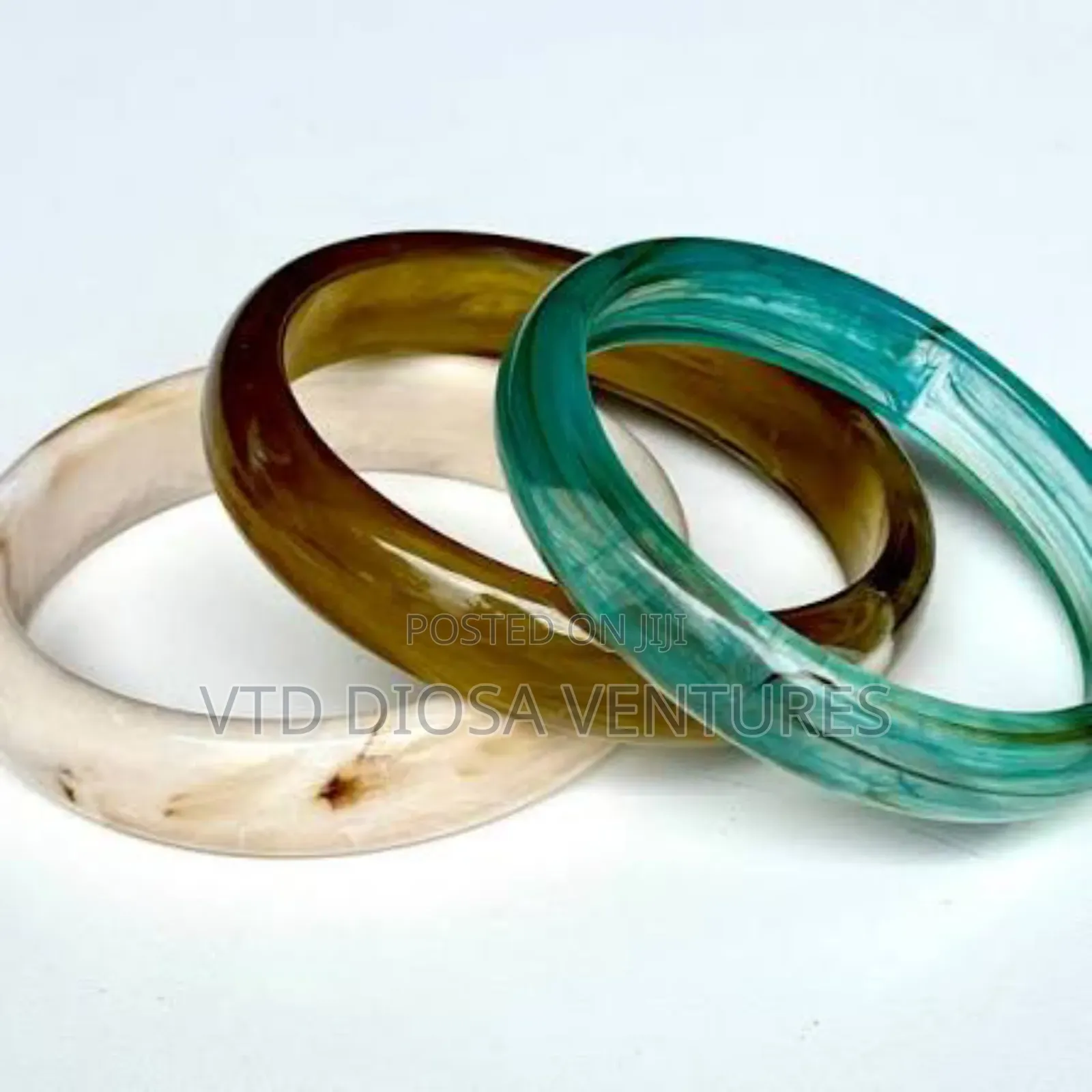 Resin Rings and Bracelets Set