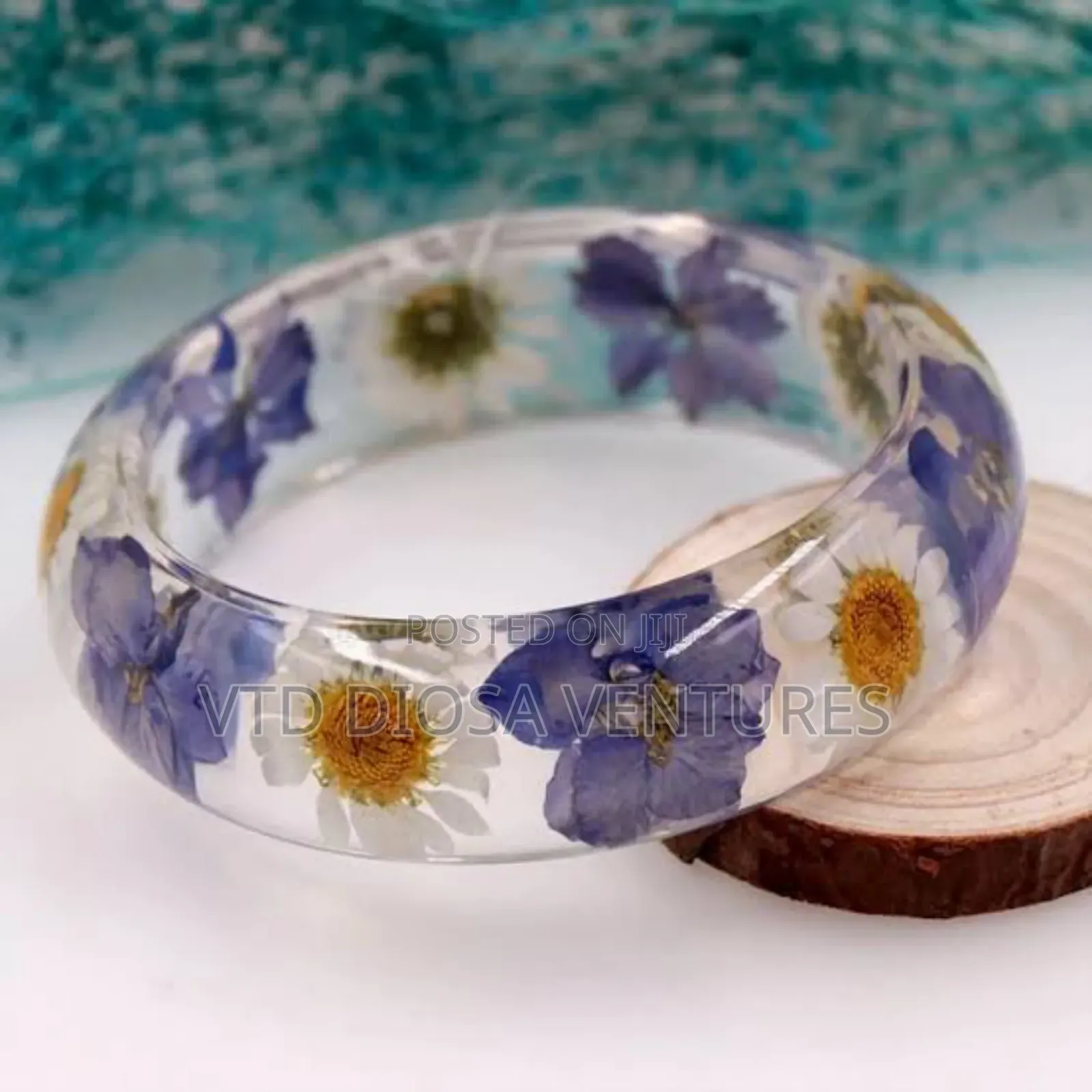 Resin Rings and Bracelets Set