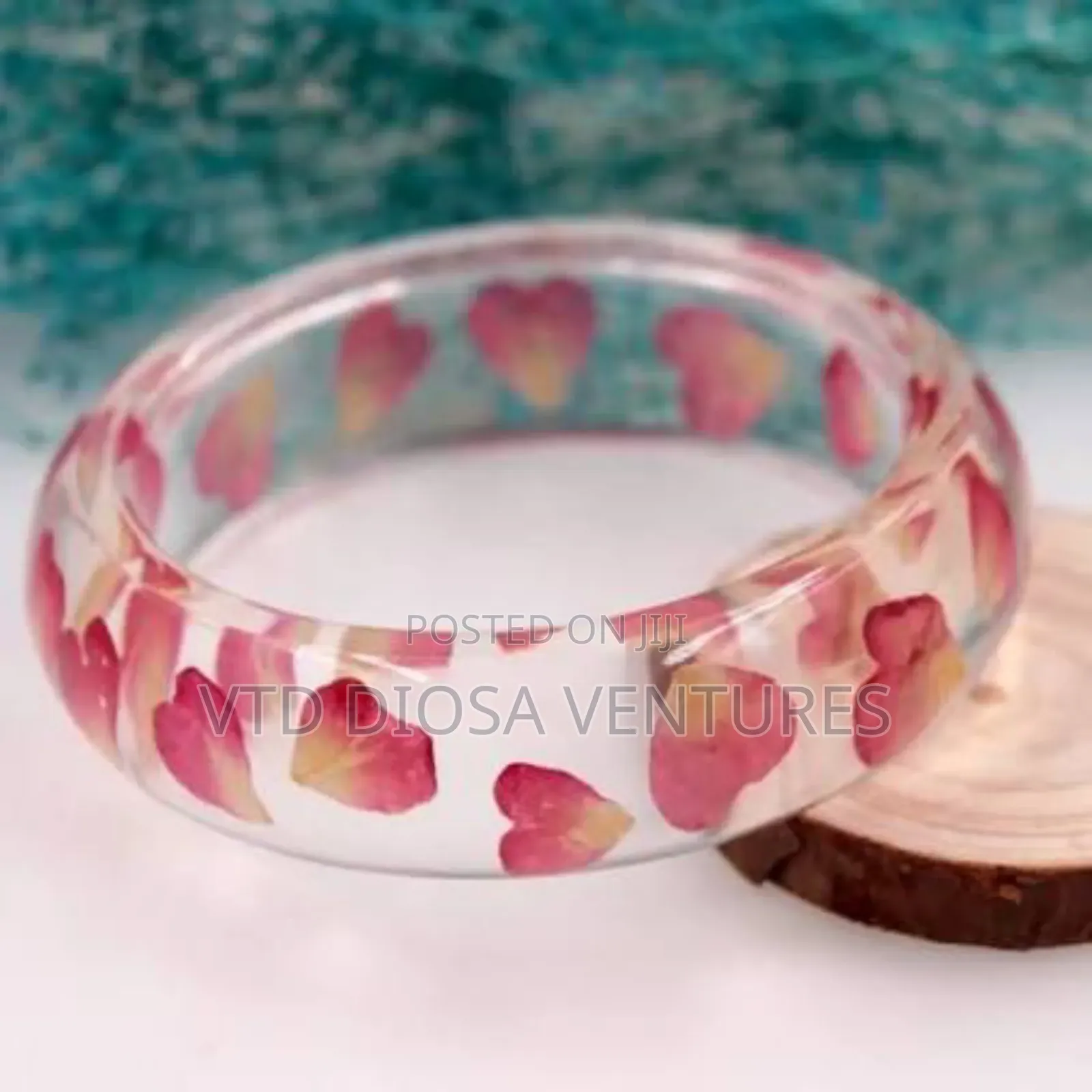 Resin Rings and Bracelets Set