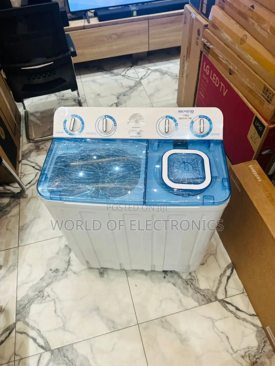 Semi-Automatic Operation With Top Loader 7kg Twintop Tubs Wm