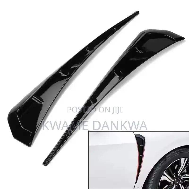 Universal 2 Pcs Decorative Car Fender Side Airflow Spoiler