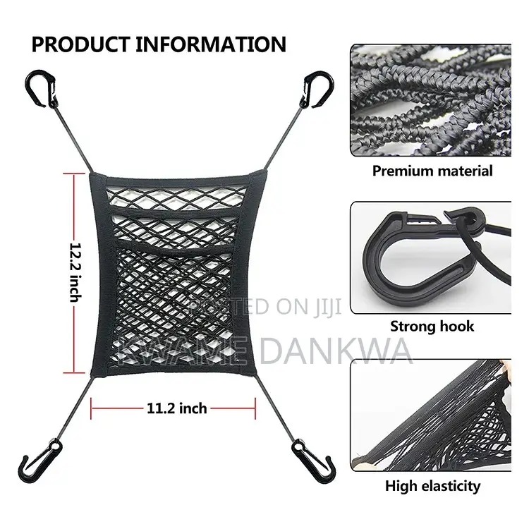 Universal Double Layer Car Mesh Organizer