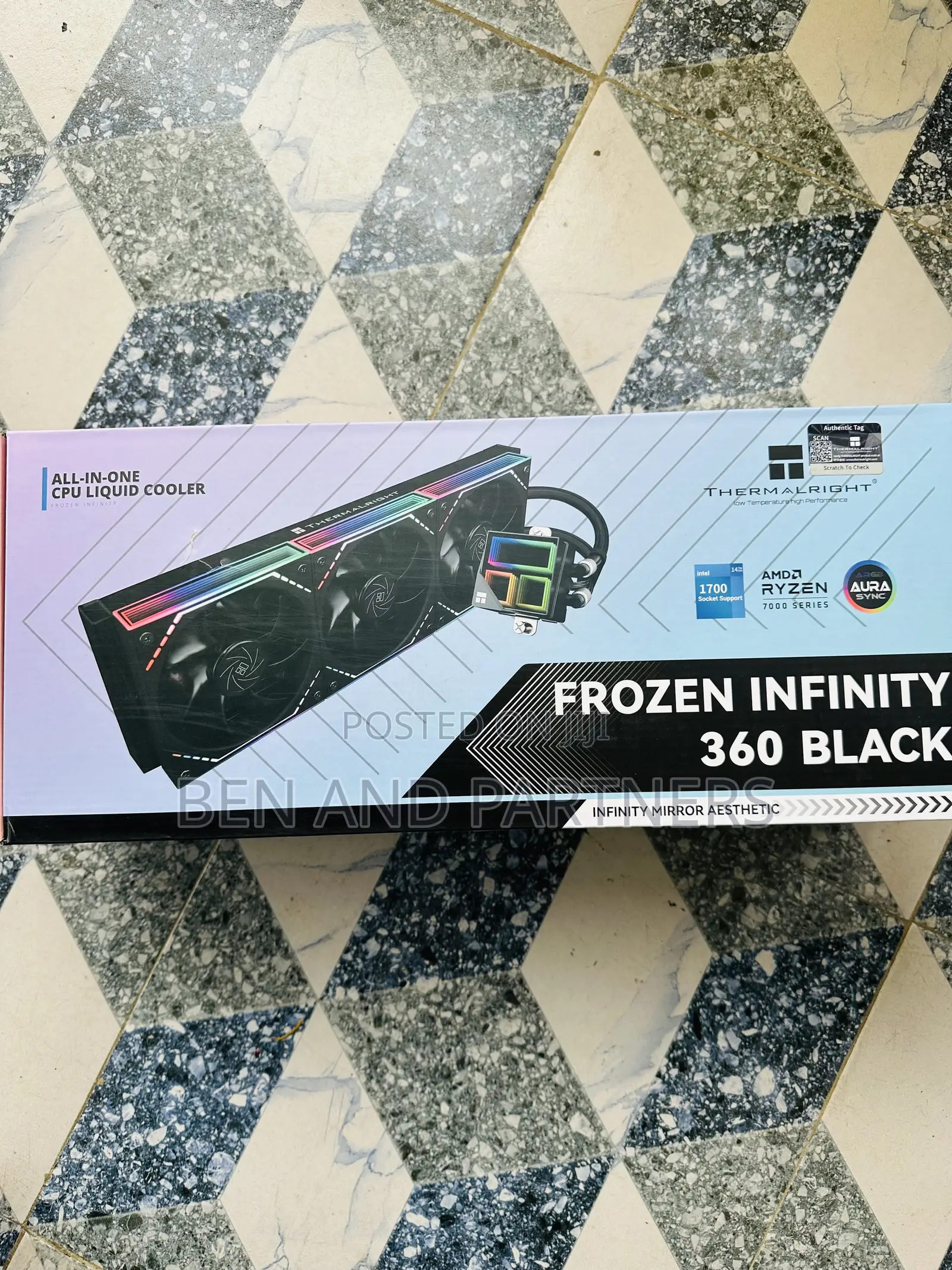 Thermalright Frozen Infinity 360 Black Liquid Cpu Cooler