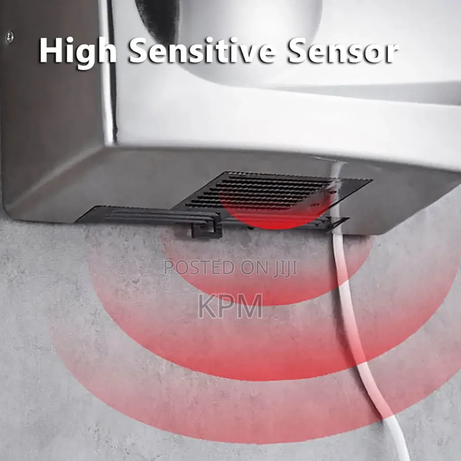 Heavy Duty No Noise 0.8 Seconds Fast Automatic Metal Hand Dryer