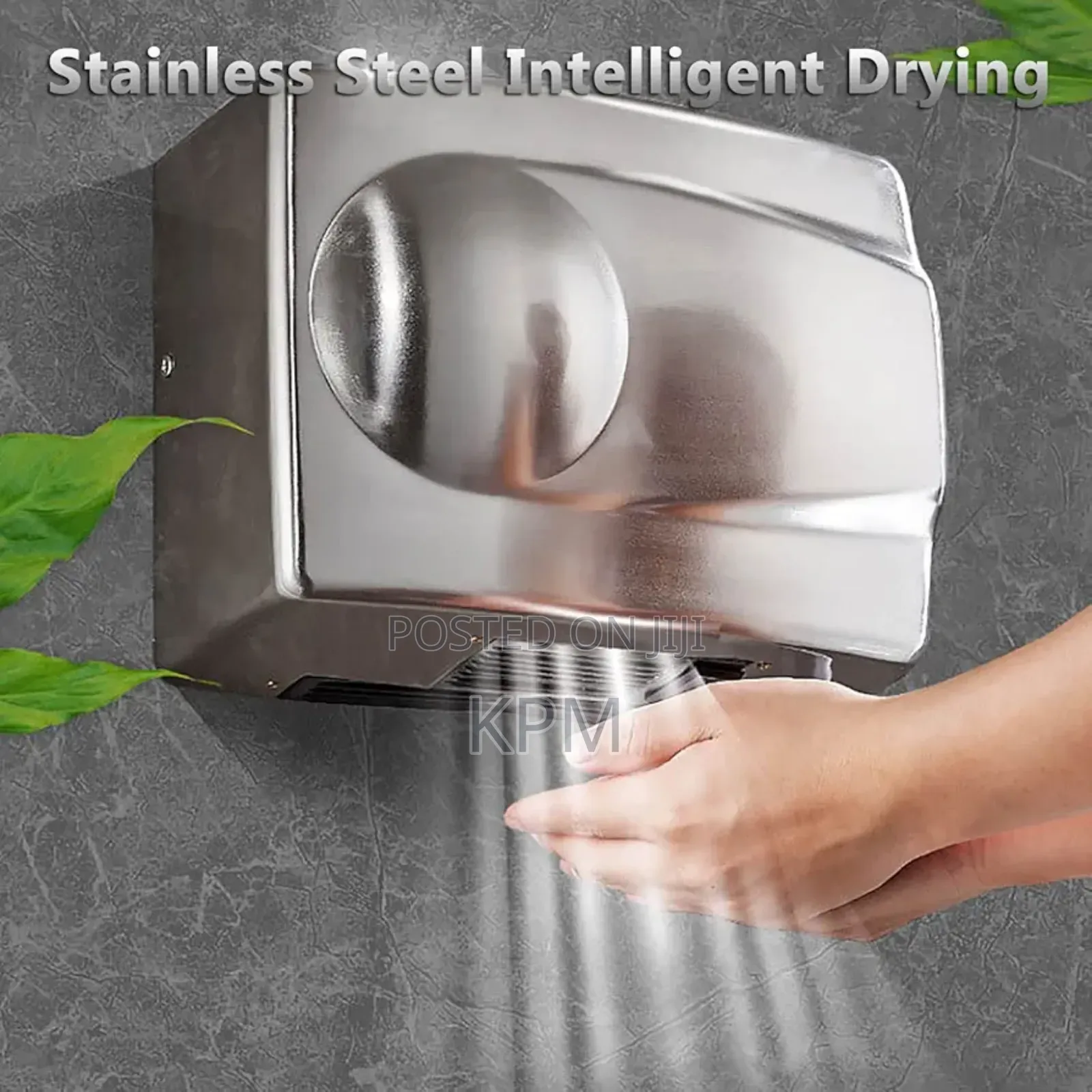 Heavy Duty No Noise 0.8 Seconds Fast Automatic Metal Hand Dryer