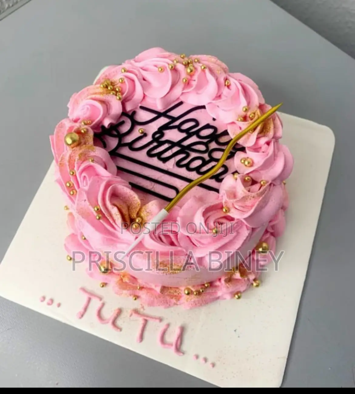 Strawberry Budget Cake
