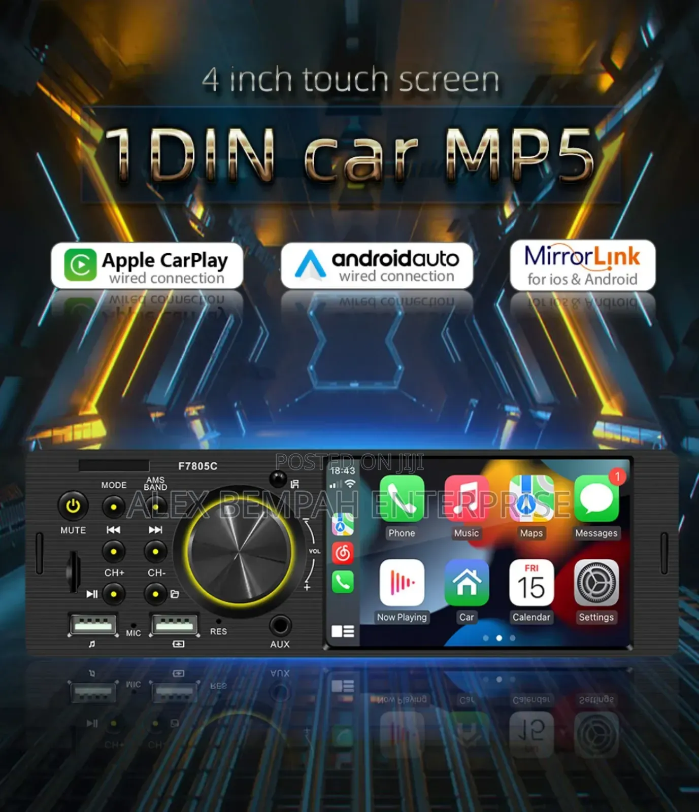 Car Universal 1 Din Mp5