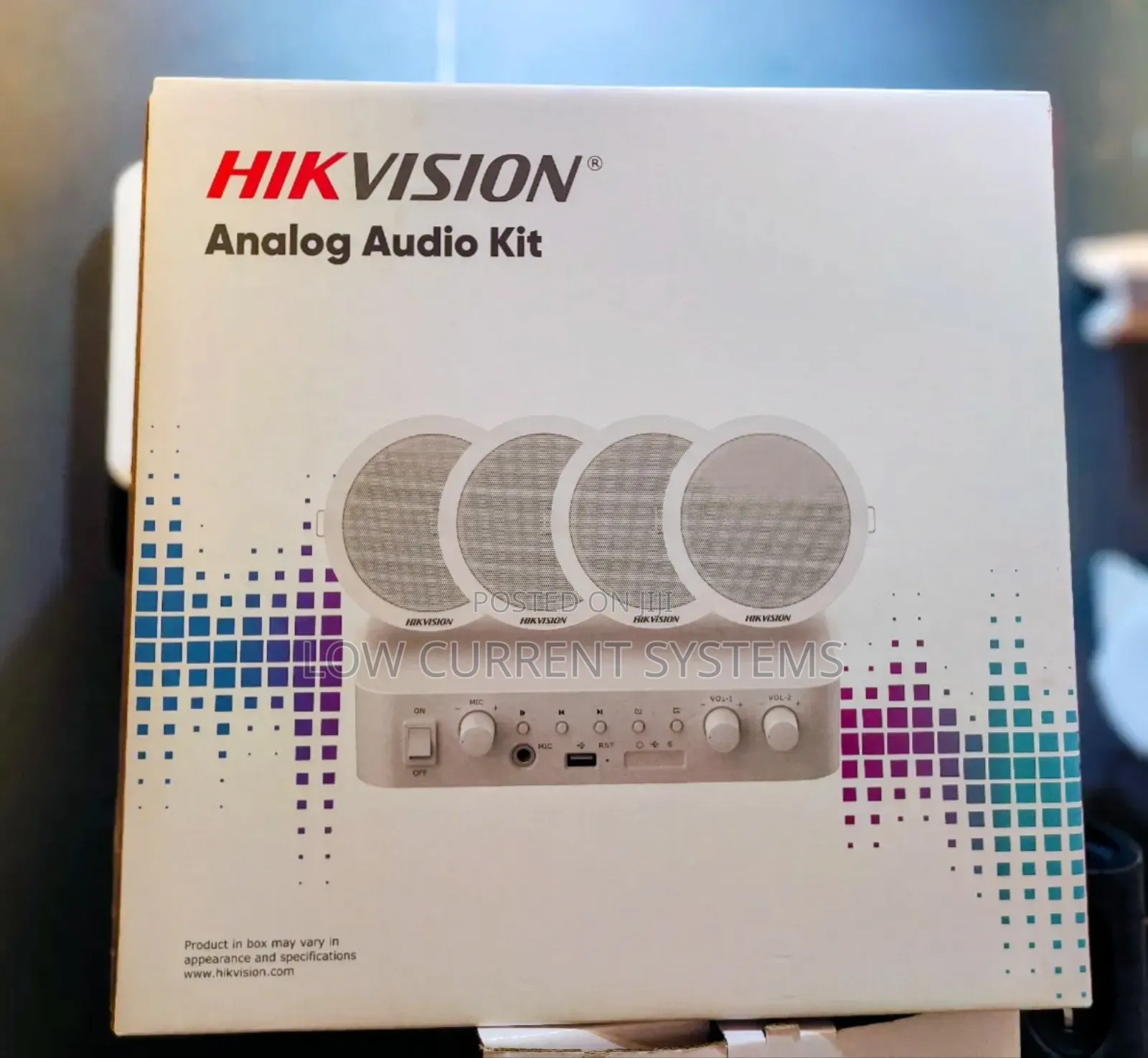 Hikvision Ds-Qae0ka60206-4 Analog Audio Kit With 60w Analog