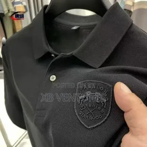 Hot Sale Stand Collar Casual Business Mens Polos Shirts