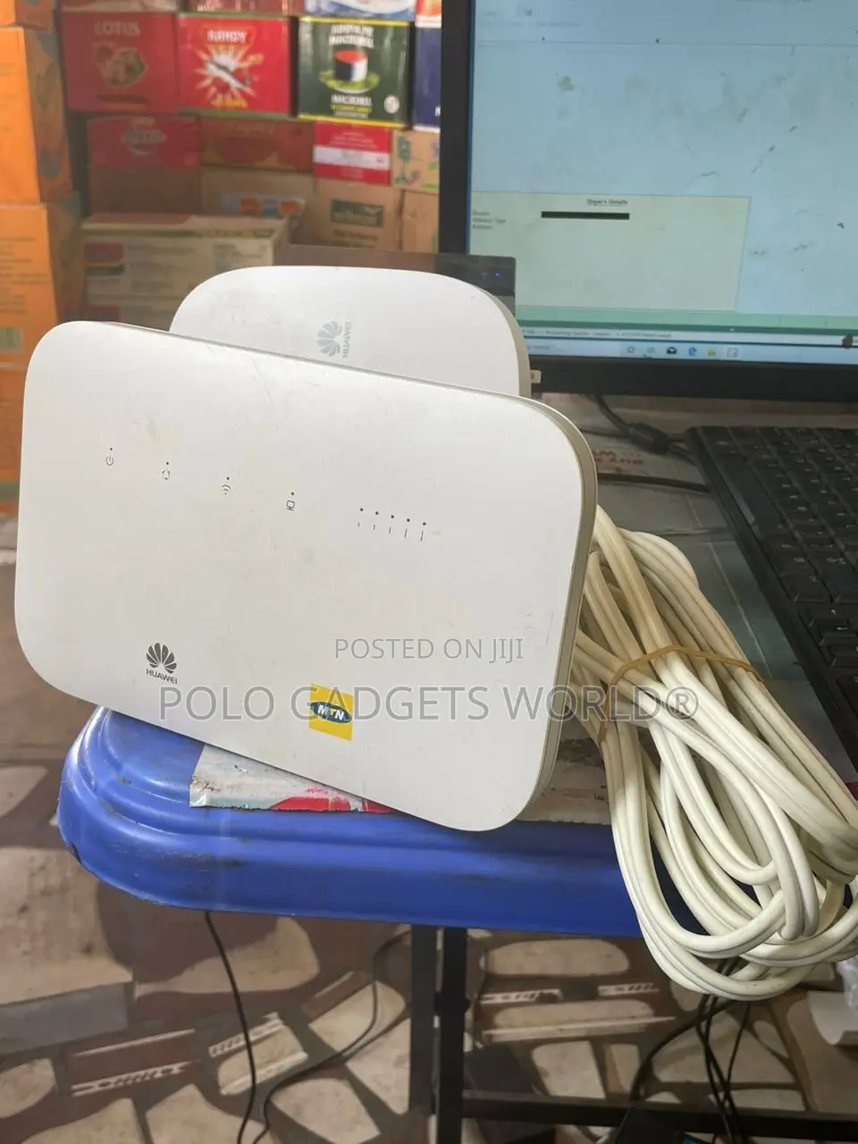 Neatly Used MTN Turbonet Router and Omni Antenna (No Sim) in Kumasi ...