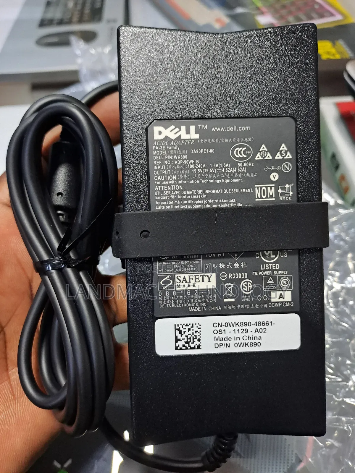 Dell 65w Big Pin Laptop Charger