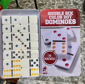 Double Six Color Dots Dominoes Game