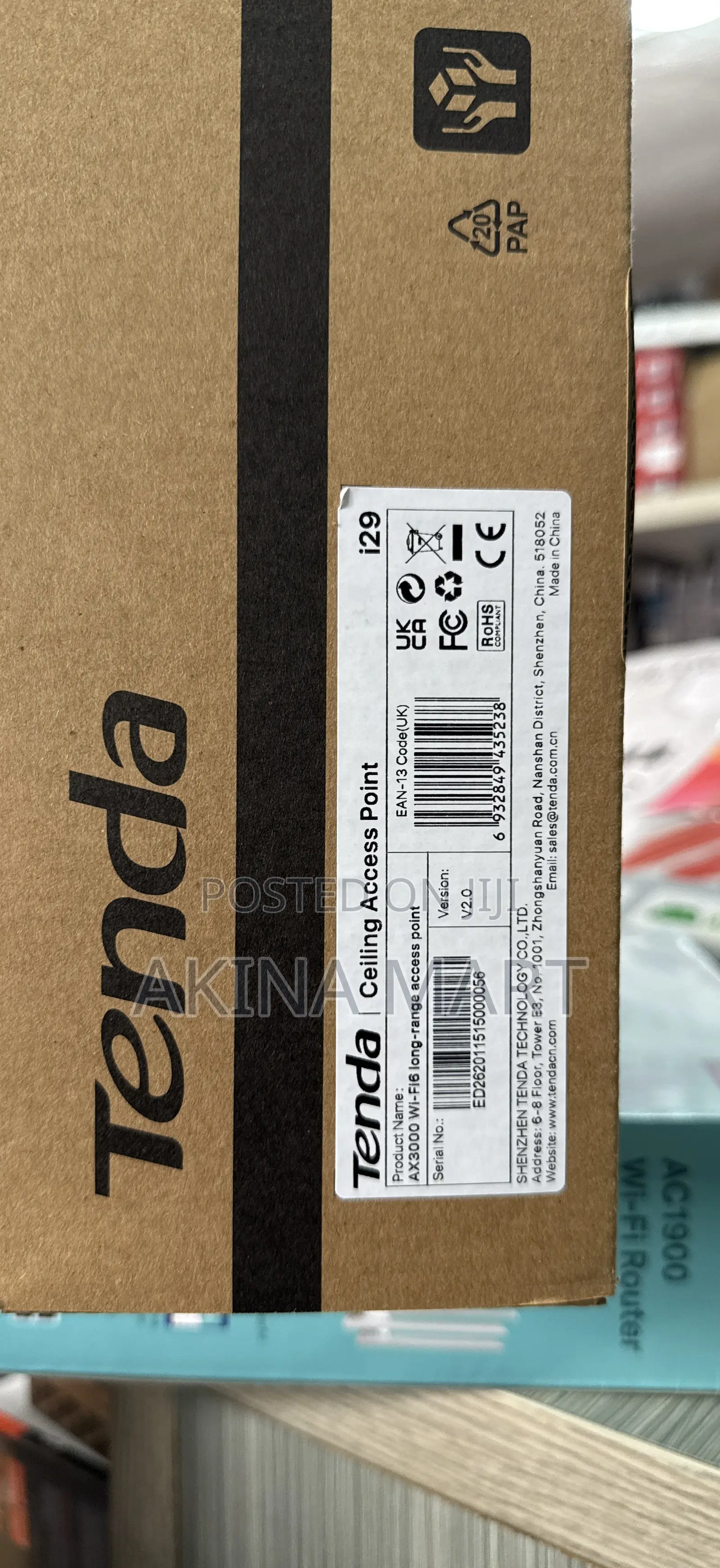 Tenda I29 Ax3000 Wi-Fi 6 Long Range Access Point I29