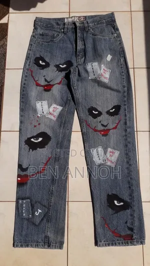 Acrylic on Jeans