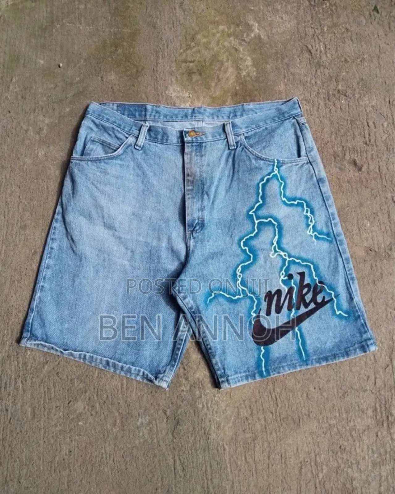 Acrylic on Jeans