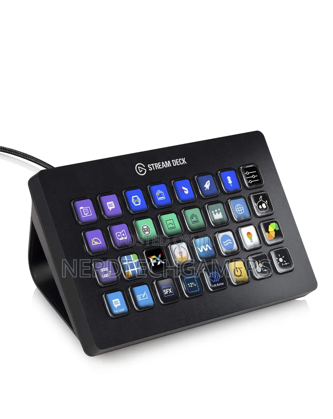 Elgato Stream Deck Xl – Advanced Studio Controller, 32 Macro Keys,