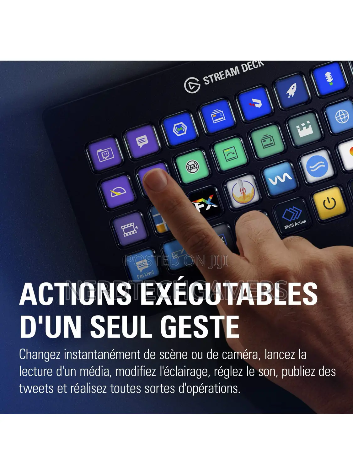Elgato Stream Deck Xl – Advanced Studio Controller, 32 Macro Keys,