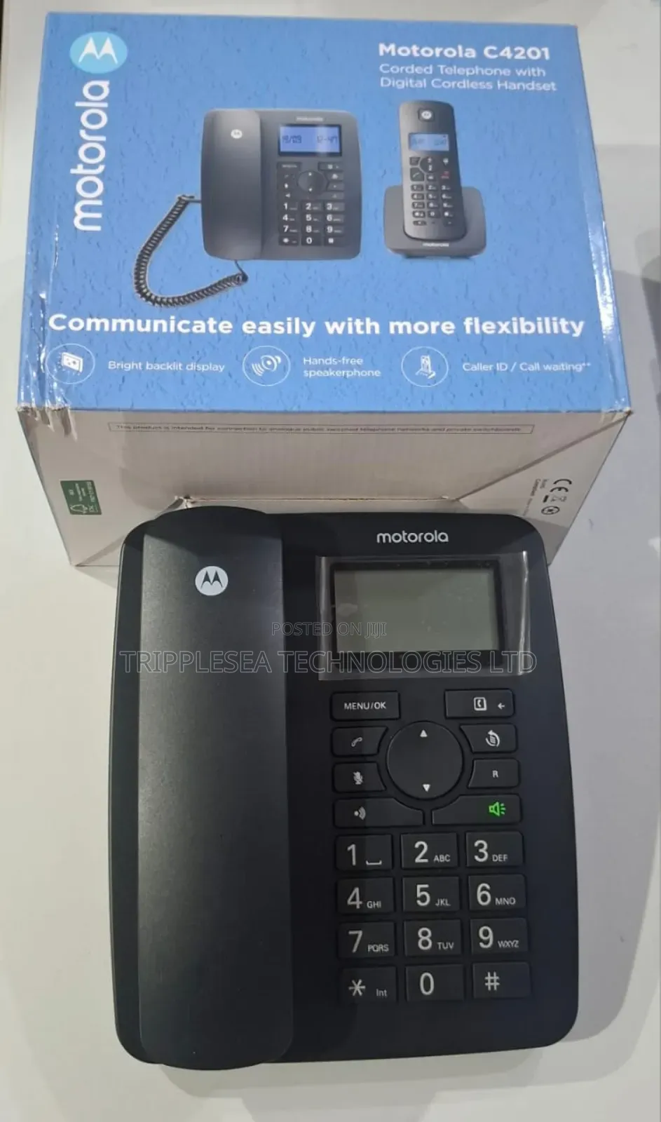 C4201 Motorola Corded Telephone + Screen