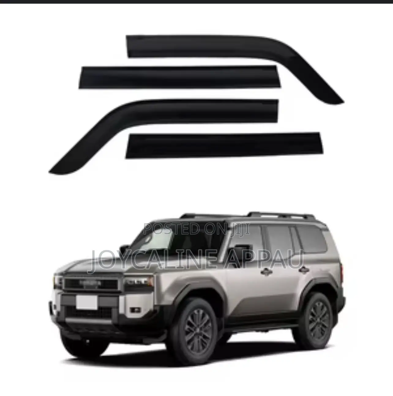 Toyota Landcruiser Prado Fj250 2025 Window Door Visor/Rain Guard Uard