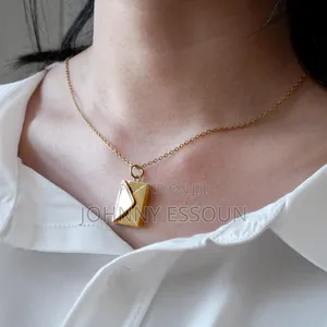 Love You Envelope Necklace