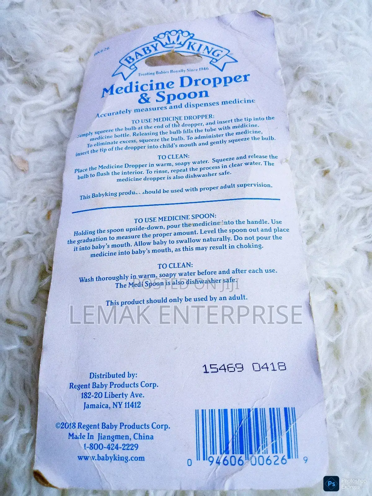 Medicine Dropper and Spoon