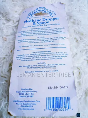 Medicine Dropper and Spoon