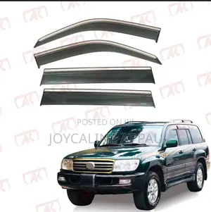 Toyota Land Cruiser100 Window Visor/Rain Guard Chrome 1998 to 2007