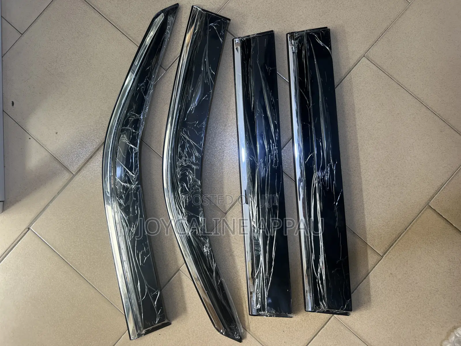 Toyota Land Cruiser100 Window Visor/Rain Guard Chrome 1998 to 2007