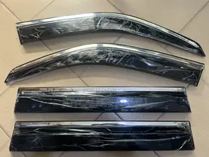Toyota Land Cruiser100 Window Visor/Rain Guard Chrome 1998 to 2007