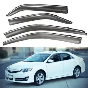 Toyota Camry 2012 to 2017 Window Door Visor/Rain Guard Chrome