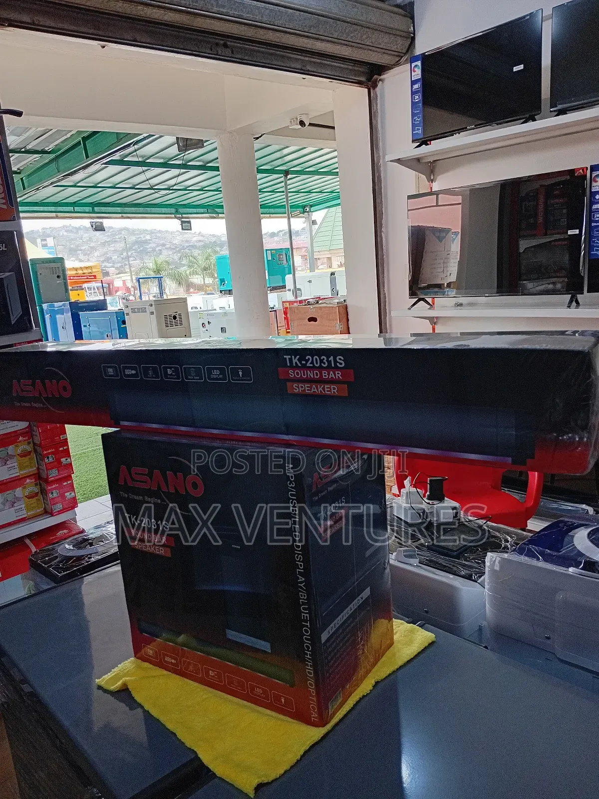 Brand New Asano Sound Bar Speaker Fm/ Usb/ Aux In/ Bluetooth/Rich Bass