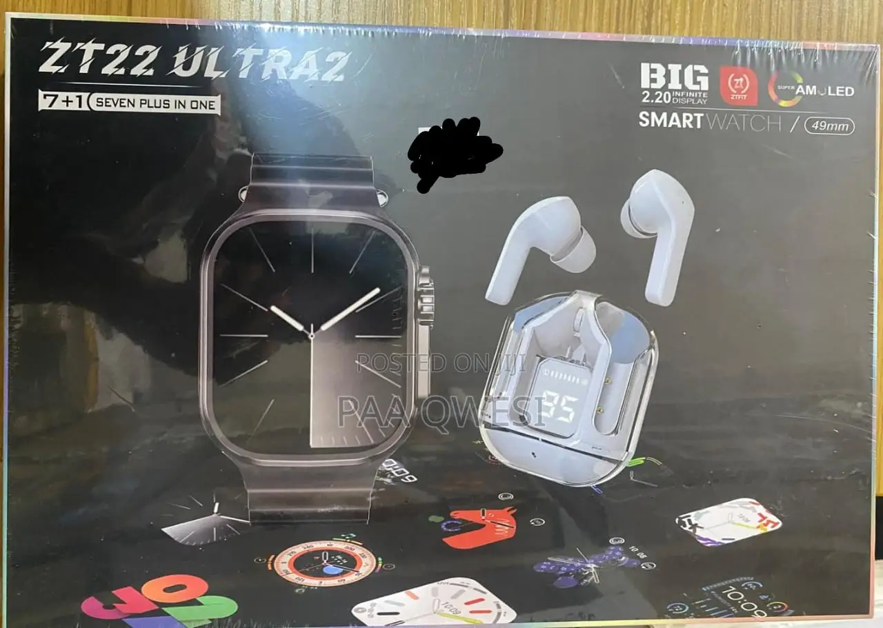Zt22 Ultra2 Smart Watch With Airpod