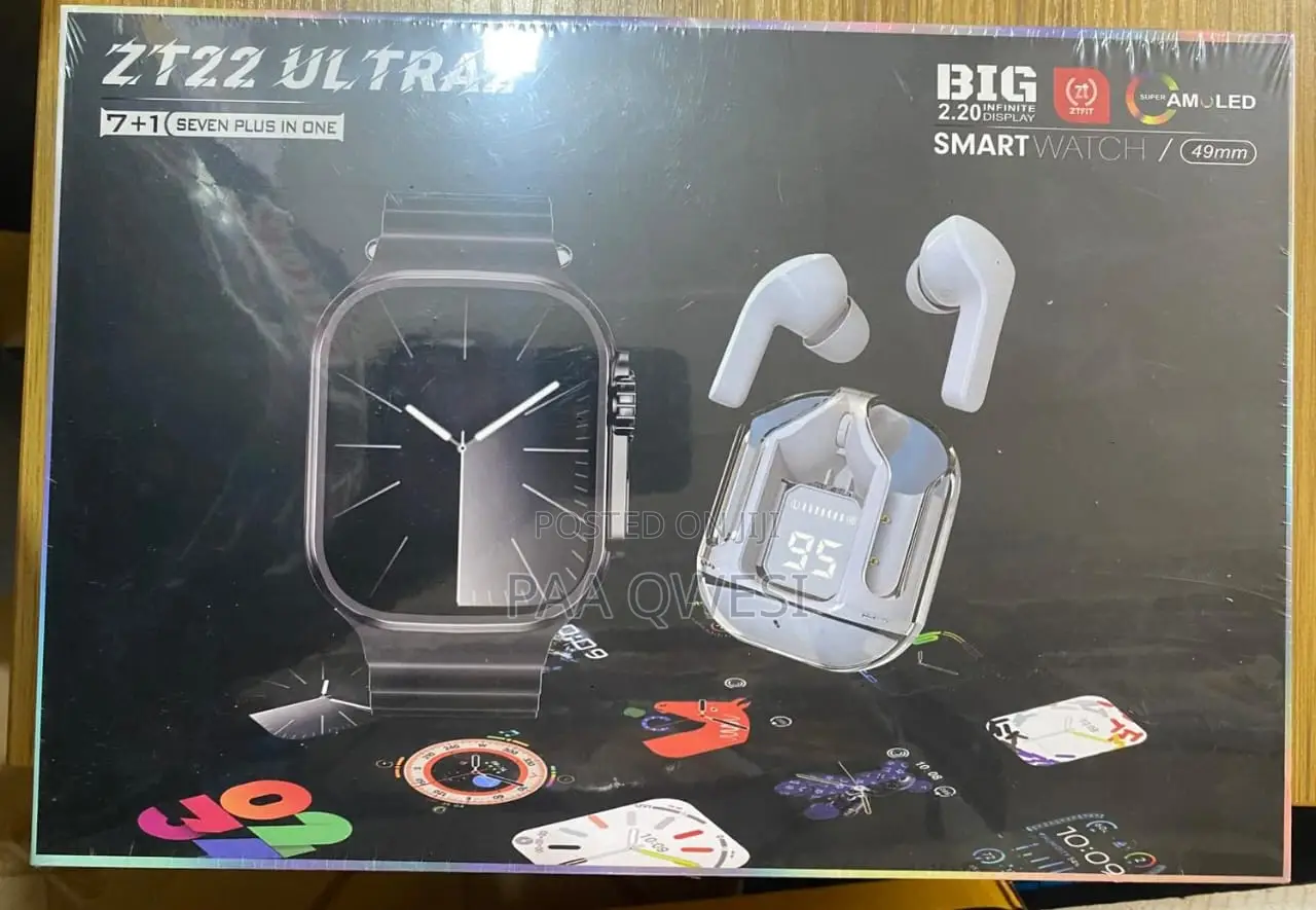 Zt22 Ultra2 Smart Watch With Airpod