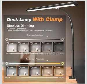 Led Desk Lamp For Office Home, Eye-caring Desk Light