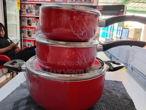 3 Set Saucepans Aluminium Cookware