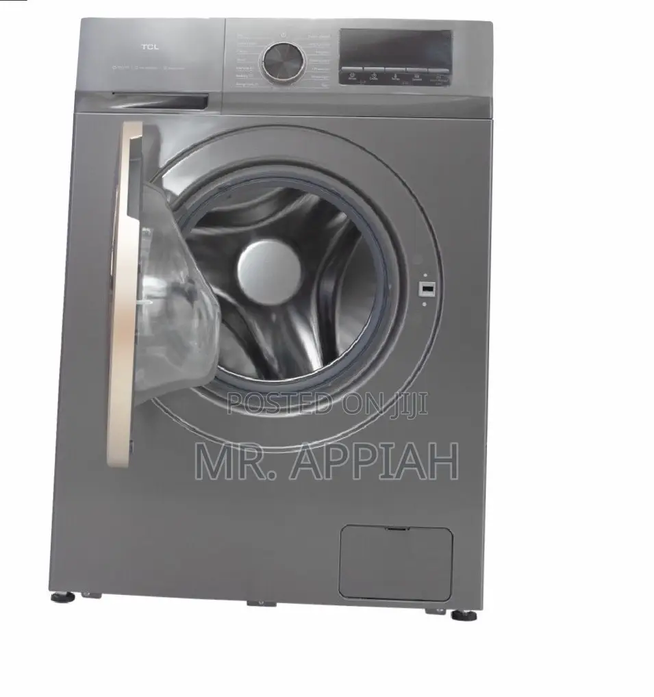 Finest TCL 8kg Front Load Electric Washing Machine(Gray) 