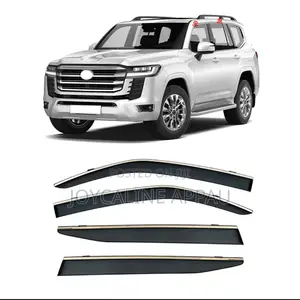 Toyota Land Cruiser300(2021 To2025)Window Door Visor/Rain Guard Chrome
