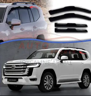 Toyota Land Cruiser300(2021 To2025)Window Door Visor/Rain Guard Chrome