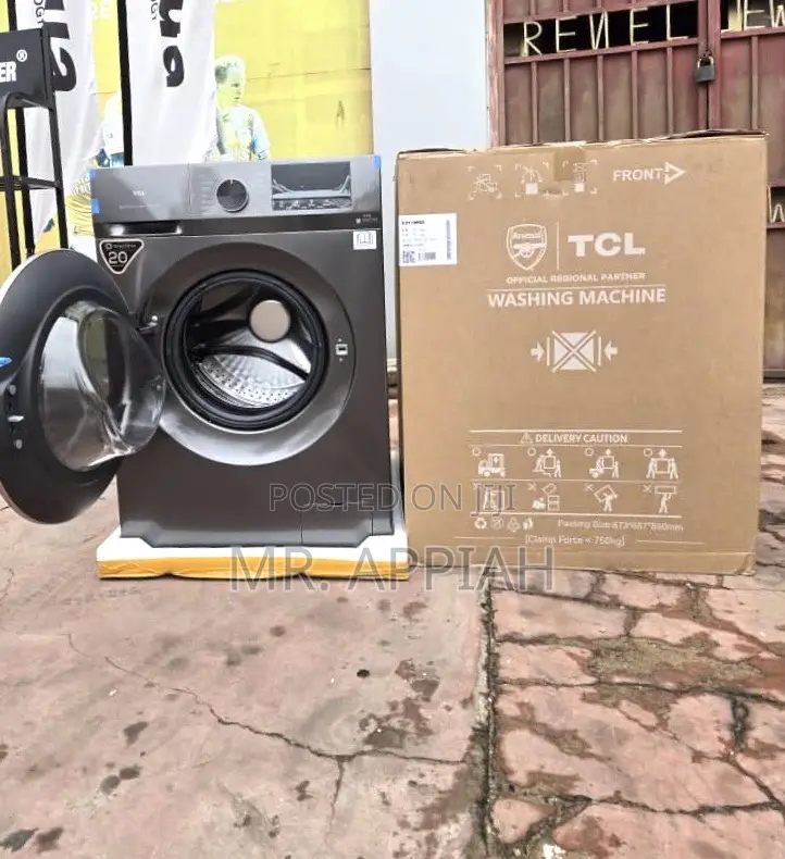 Affordable TCL 9kg Fully Automatic Washing Machine With Dryer.