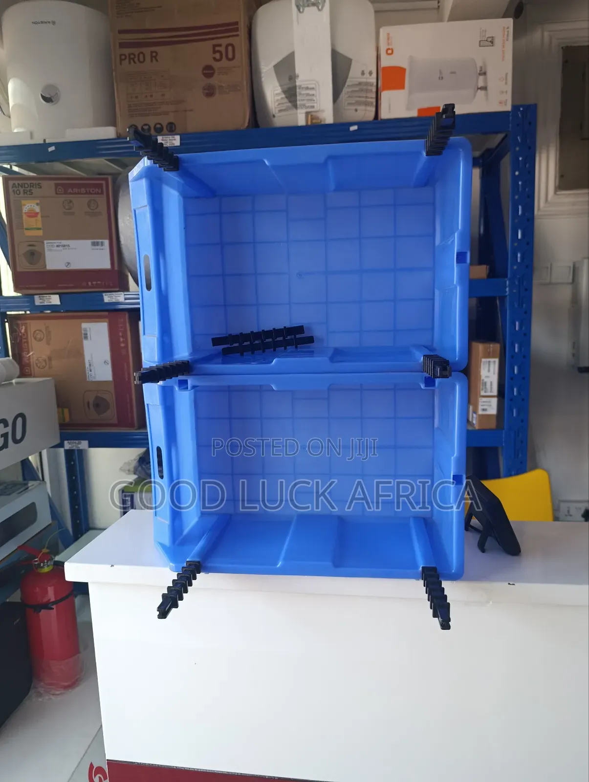 Tool Box / Storage Bins With Pillars L450mm X W302mm X H165mm