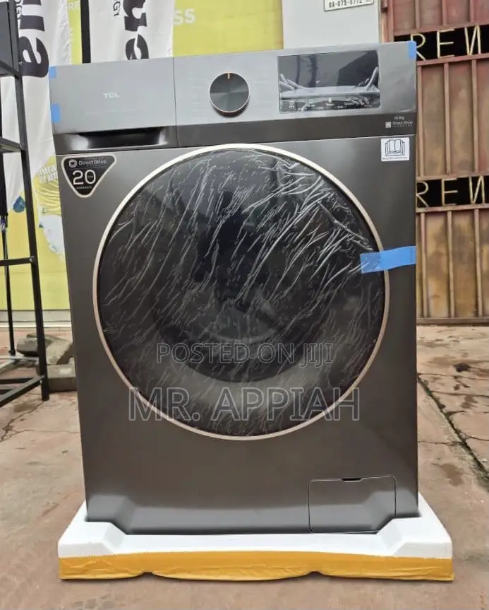 Original TCL 10.5kg Front Load Washing Machine With Dryer.