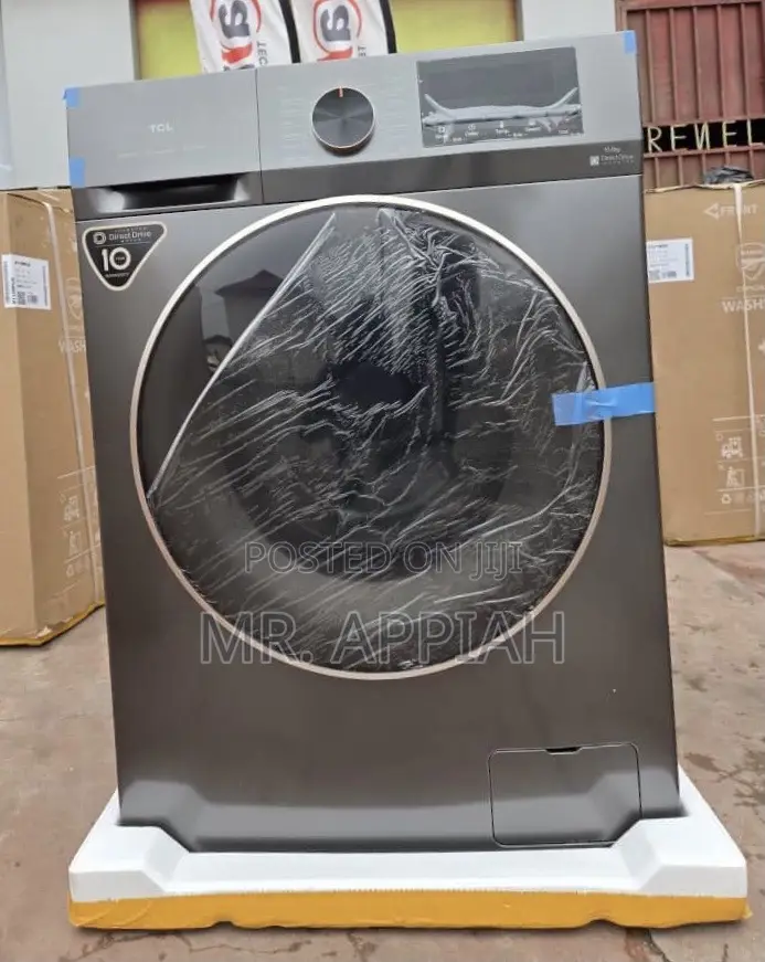 Efficient TCL 10.5kg Front Load Fully Automatic Washing Machine +Dryer