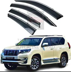 Toyota Prado 2010 to 2018 Window Door Visor/Rain Guard Chrome