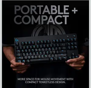 Logitech G Pro Mechanical Gaming Keyboard, Ultra Portable Tenkeyless D