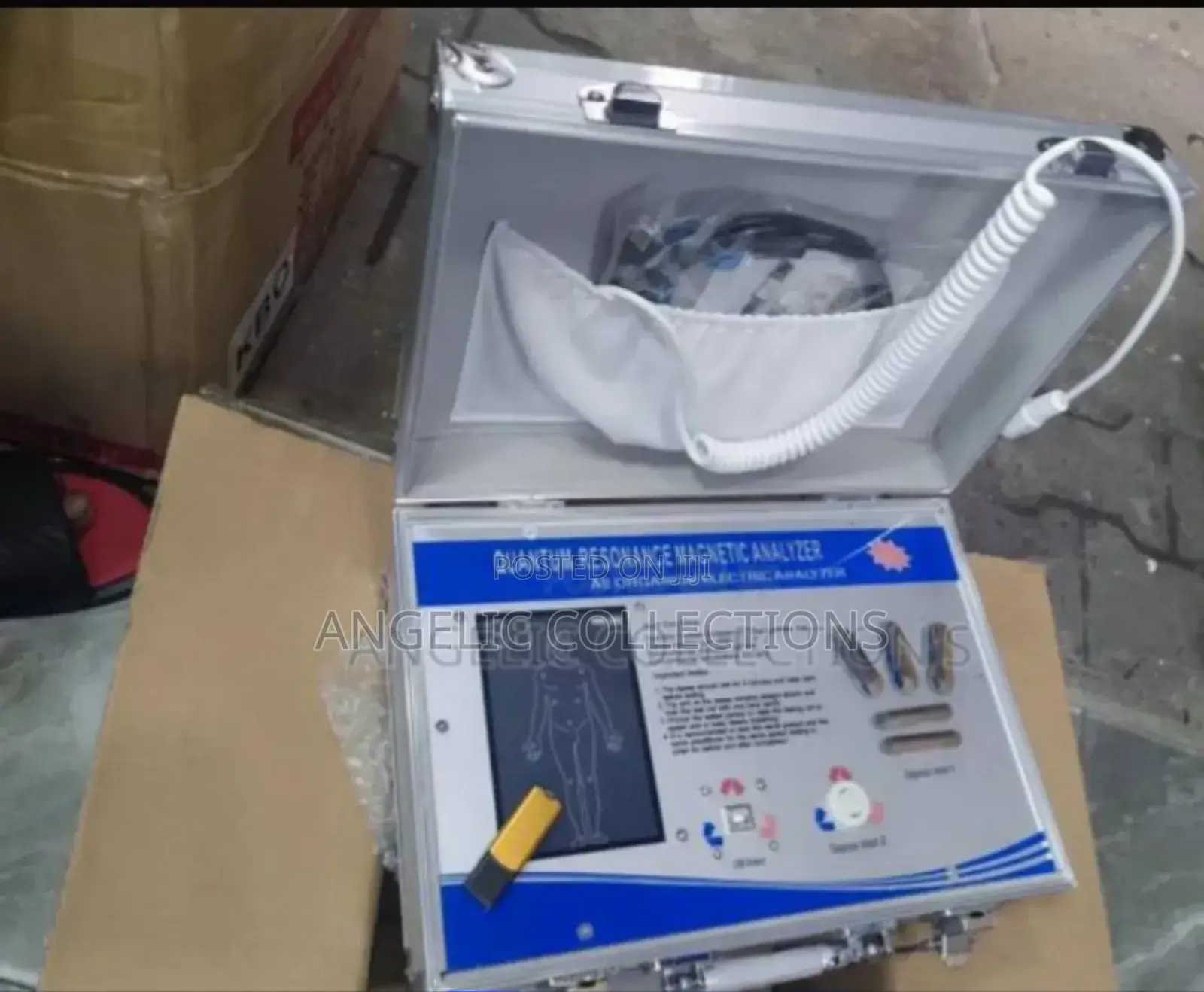 Quantum Resonance Magnetic Analyzer