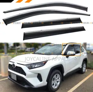 Original Toyota Rav4 2015 to 2024 Window Visor/Rain Guard Chrome