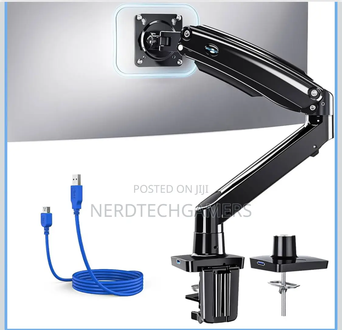 Huanuo Single Monitor Arm for 40 Inch Screens,
