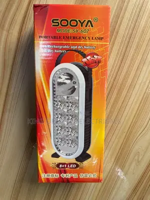 Sooya Portable Emergency Lamp – Model Sy-607 (8+1 Led)